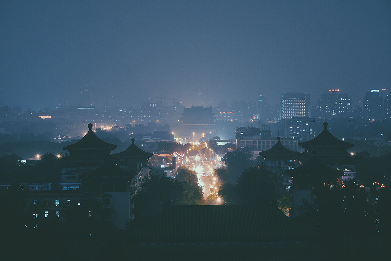 中国の夜景